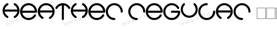 Heather Regular字体转换